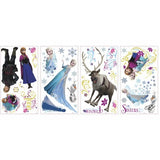 Frozen Peel and Stick Wall Decals with Glitter