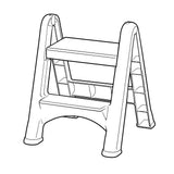 2-Tier Folding Step Stool