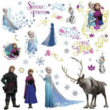 Frozen Peel and Stick Wall Decals with Glitter